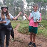 Johanna David mit Jagdtrophäe Inari 2022