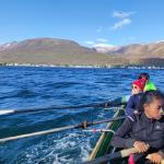 Inrigger in Anfahrt auf Dalvik Island 2022