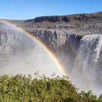Regenbogen am Dettifoss Island 2022