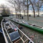 Ruderboote in Ketzin Herbst 2022