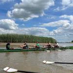 Baumgarten C4x+ Marathon auf der Oste 2022