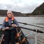 E-Zweier auf dem Rhein Silvester 2022