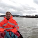 Marika auf dem Rhein Silvester 2022