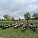 Ruderboote bei Leibsch Spreewald 2022