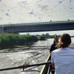 Ruderboot am Start Warthemarathon 2022