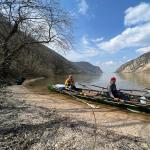 Ruderboot im Canyon DOnau 2023