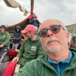 Ruderer auf dem Wikingerschiff Donau 2023