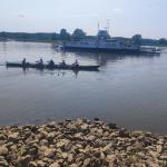 Ruderboot Anlegen in Darchau 2023