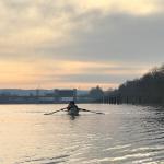 Ruderboot Schleuse Geesthacht 2023