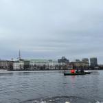 Ruderboot auf der Binnenalster 2023