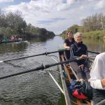 Ruderboot auf dem Weg nach Aigues Mortes 2023