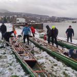 Decin Ruderboote Dezember 2023