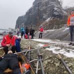 Schleuse Usti Dezmber 2023 Ruderboot