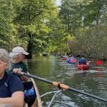 Verkehrsstau im Spreewald 2023