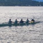 Kleinmachnower Ruderboot auf der Tour du Lac Leman 2023