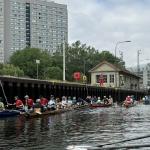 Ruderboote Mühlendammschleuse 2024