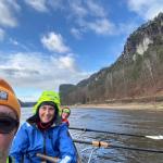 Ruderer unter der Bastei Advent 2024
