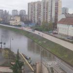 Blick auf die Ruderboote aus dem Hotel Piast Oppeln 2024