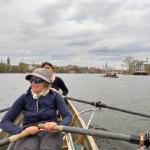 Ruderboote in Stettin Oder 2024