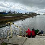 Umtragen an Oder Schleuse 2024