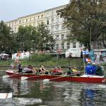 Barke auf dem Landwehrkanal