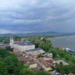 Aussicht von Esztergom über die Donau