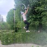 Kletterstange im Park Schönbrunn