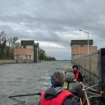 Windige Schleuse vor Wien