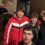 Jugendliche Ruderer in Decin