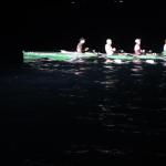 Zieleinfahrt im Dunkeln