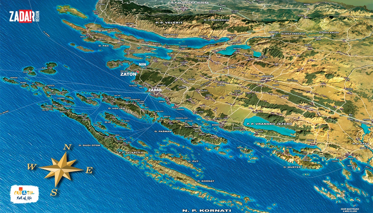 Inseln rund um Zadar