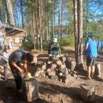 Biwakplatz auf Landzunge