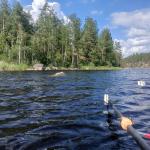 Passage zwischen Inseln auf dem Saimaa