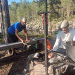 Biwak auf einsamer Felseninsel