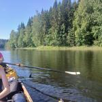 Girlies im Ruderboot Saimaa