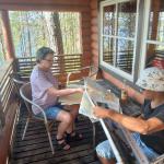 Sortieren der Seekarten für den Saimaa