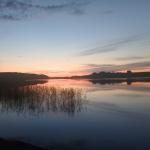 Ristavesi am Badestrand Abendstimmung