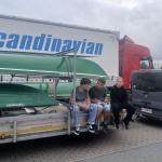 Jugendmannschaft im Fährhafen Rostock