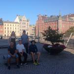 Ruderer in Stockholm Stadtbesichtigung