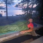 VL übernachtet ohne Zelt