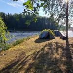 Zelten auf dem Schleusengelände