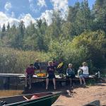 Pause am Nordende des Sommen