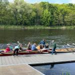 Barke auf dem Teltowkanal