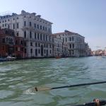 Ruderboot auf dem Canale Grande