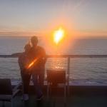 Sonnenuntergang Silja Line