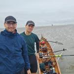 Pause auf der Sandbank
