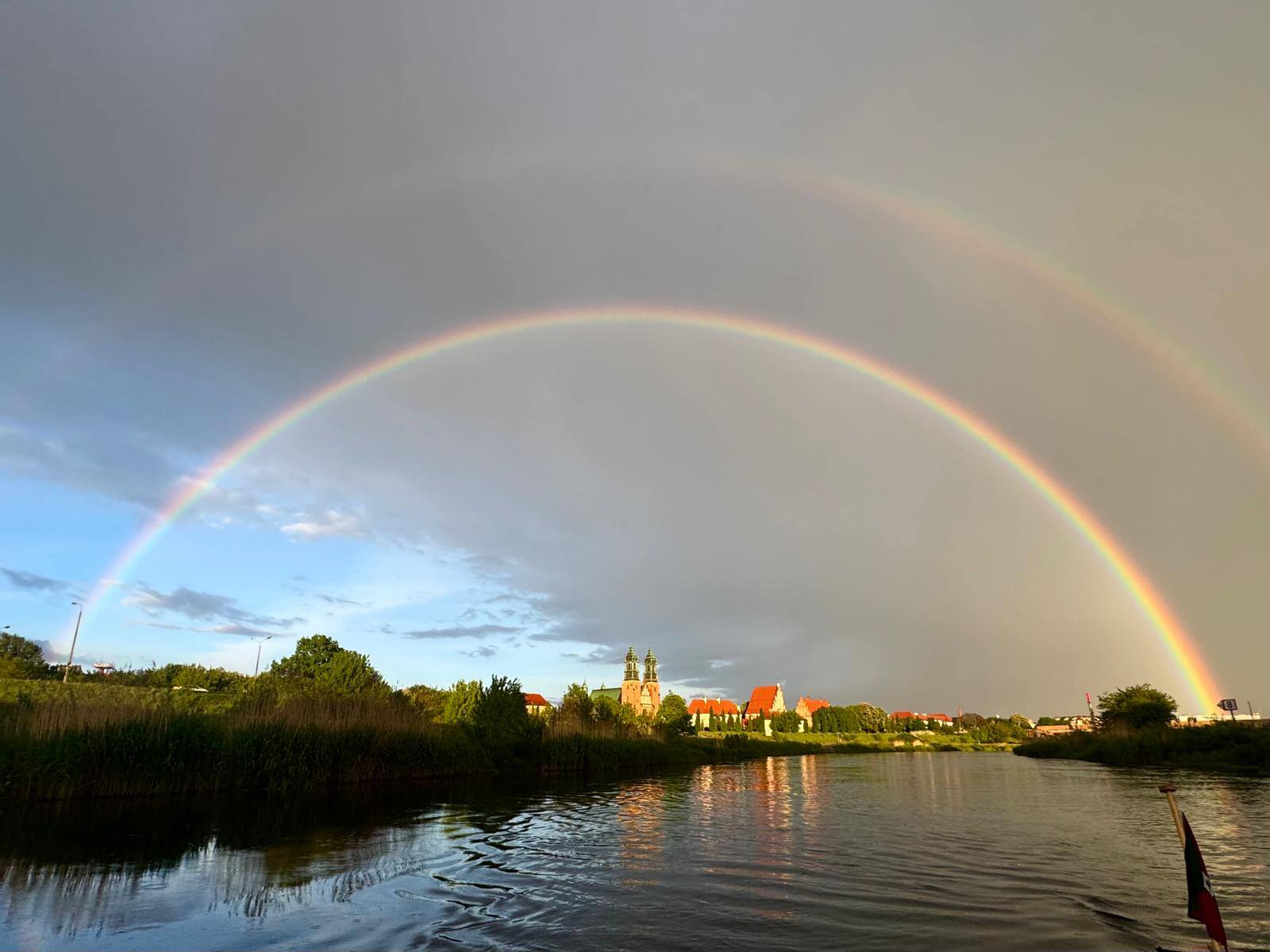 Regenbogen über Posen