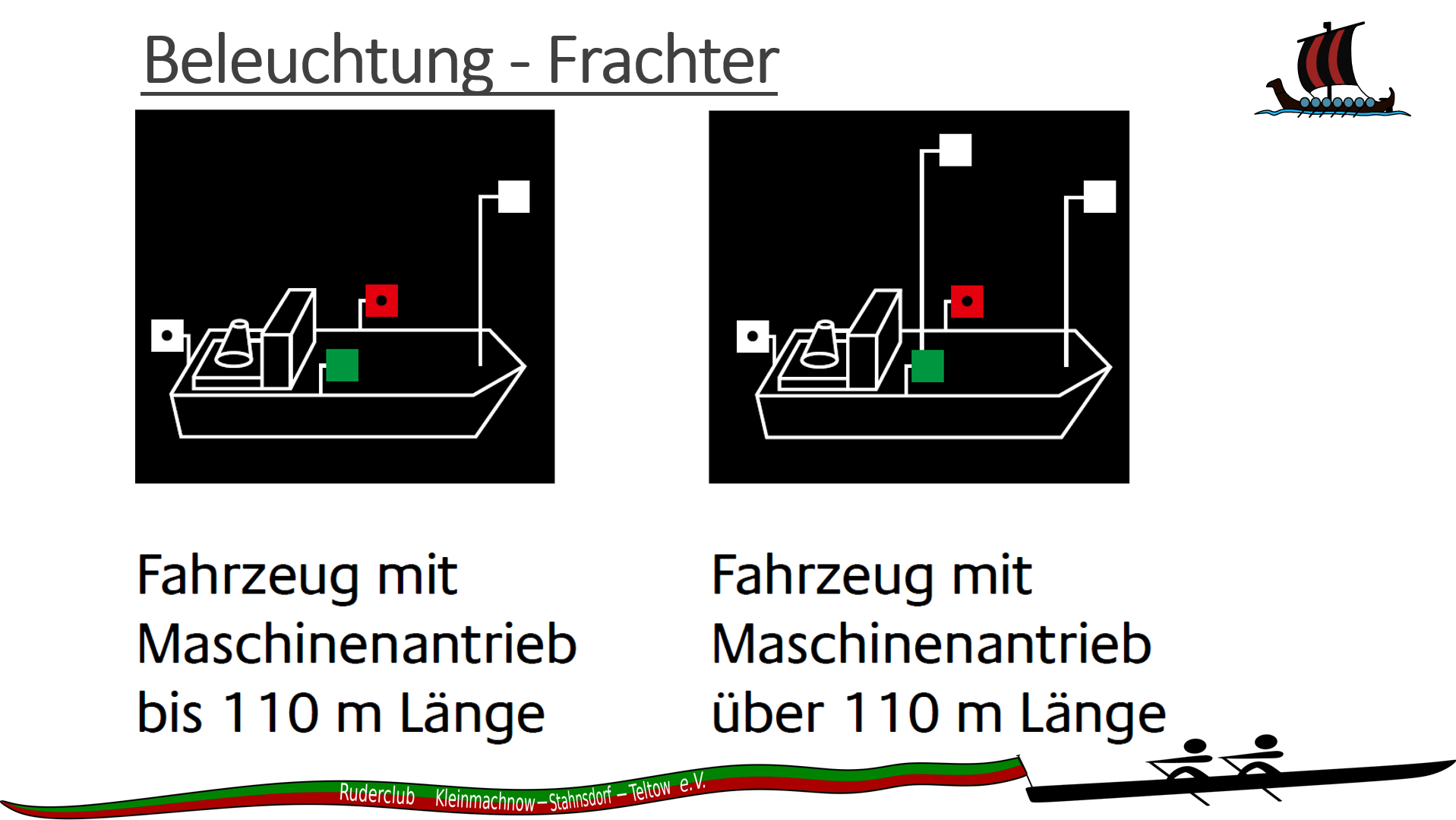 Beleuchtung Frachter