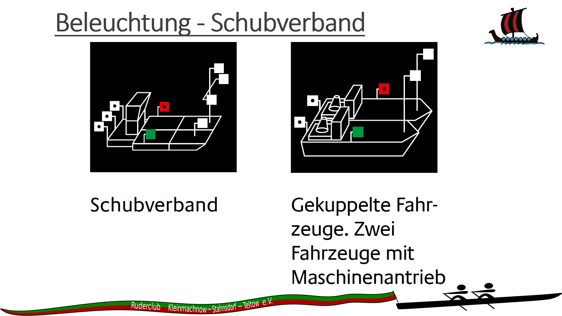 Beleuchtung Schubeinheit